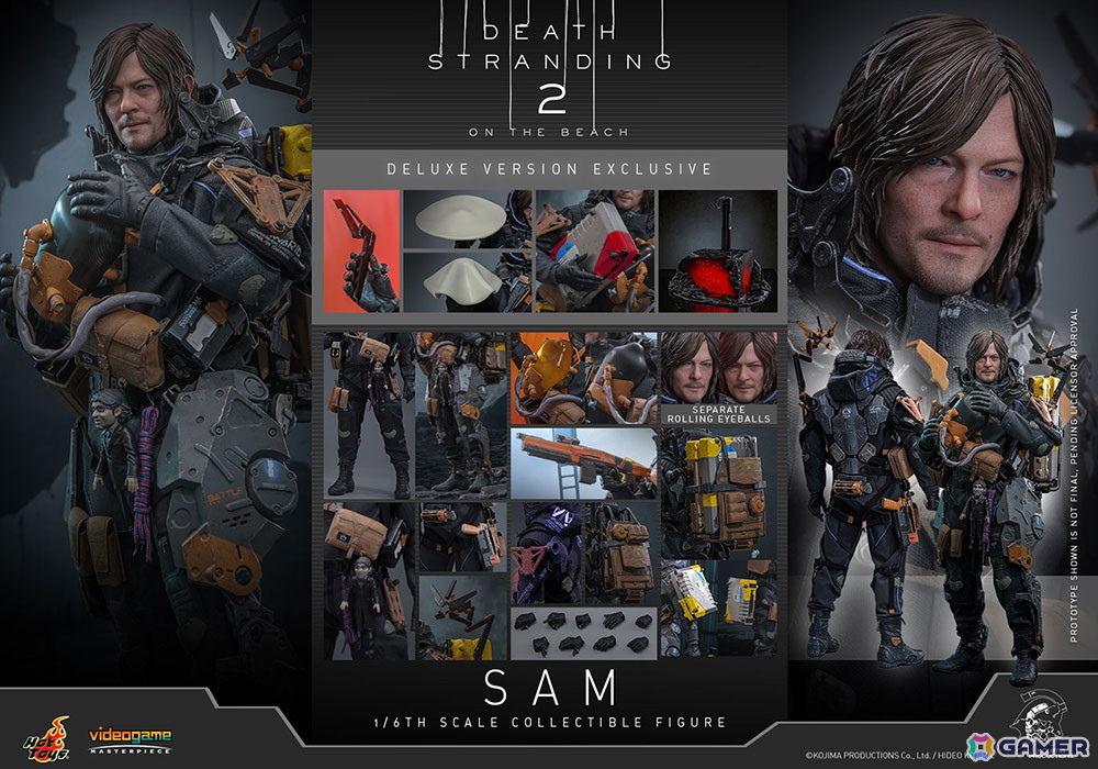 「DEATH STRANDING 2: ON THE BEACH」よりノーマン・リーダス演じるサムがホットトイズで立体化！植毛仕様の「アルチザン」版も登場の画像7