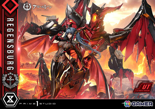 「アズレン」レーゲンスブルクの1/6スケールスタチューが登場！全高66cm＆LED発光ギミック付きのレジーナも付属で存在感抜群の画像10