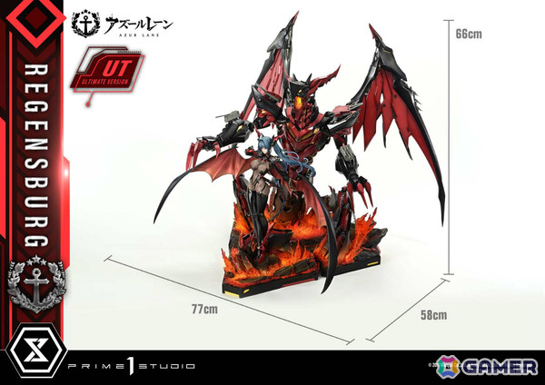 「アズレン」レーゲンスブルクの1/6スケールスタチューが登場！全高66cm＆LED発光ギミック付きのレジーナも付属で存在感抜群の画像16