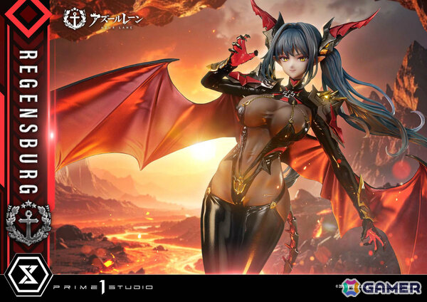 「アズレン」レーゲンスブルクの1/6スケールスタチューが登場！全高66cm＆LED発光ギミック付きのレジーナも付属で存在感抜群の画像2