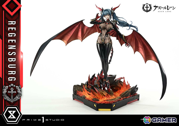 「アズレン」レーゲンスブルクの1/6スケールスタチューが登場！全高66cm＆LED発光ギミック付きのレジーナも付属で存在感抜群の画像4