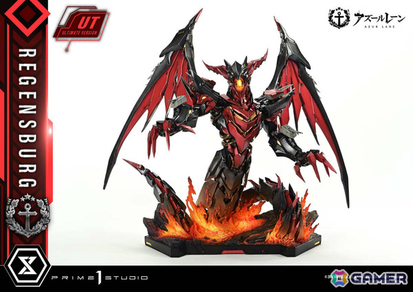 「アズレン」レーゲンスブルクの1/6スケールスタチューが登場！全高66cm＆LED発光ギミック付きのレジーナも付属で存在感抜群の画像9