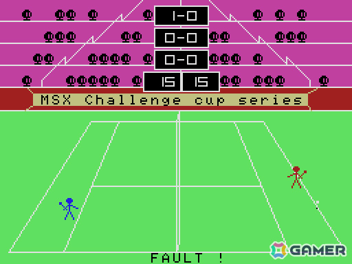 シンプルで直感的に楽しめるスポーツゲーム「3Dテニス（MSX版）」がプロジェクトEGGでリリース！の画像4