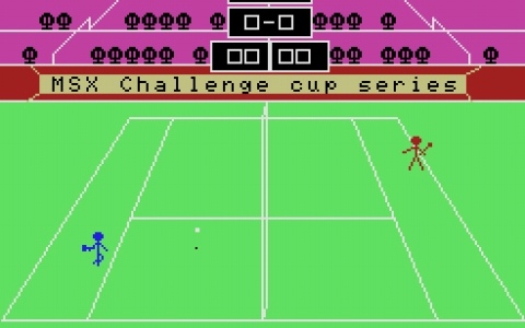 シンプルで直感的に楽しめるスポーツゲーム「3Dテニス（MSX版）」がプロジェクトEGGでリリース！
