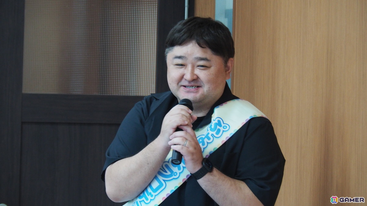 「ぷよぷよ」総合プロデューサーの細山田水紀氏からも挨拶。