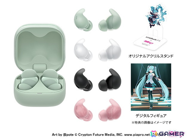 ワイヤレスヘッドホン「LinkBuds Fit」と「初音ミク」コラボのソニーストア限定モデルが数量限定で注文受付スタート！の画像3