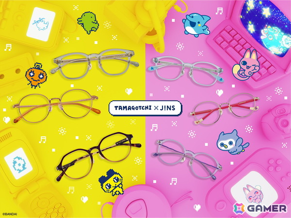 「たまごっち」とコラボしたメガネ「TAMAGOTCHI×JINS」が8月7日より販売！“つけるたびに育つ愛着”をコンセプトに大人と子ども向けの全6型12種がラインナップの画像2