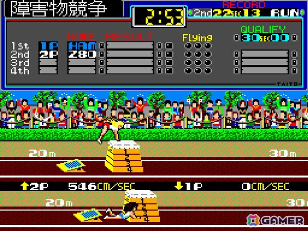 「アーケードアーカイブス THE運動会」がPS4/Switchで7月31日に配信！運動会をテーマにした全7種目で1位を目指すアクションゲームの画像