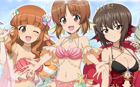 「ガールズ＆パンツァー 戦車道大作戦！」マーメイド衣装のみほや沙織、ケイ、まほたちが登場！