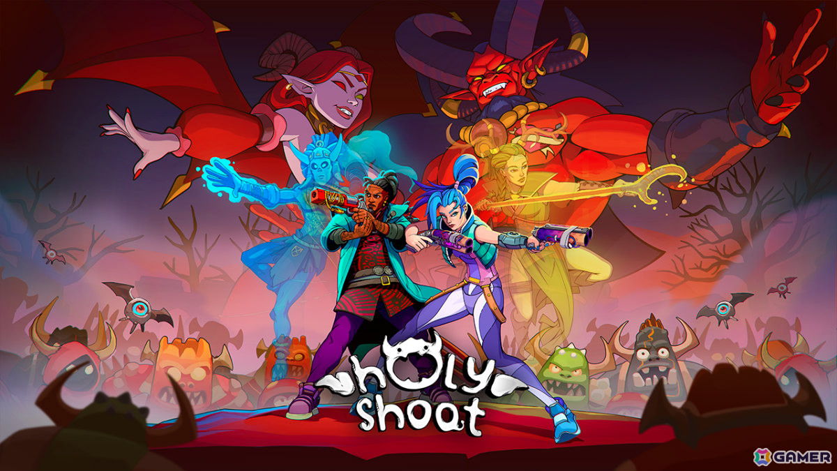カオスな地獄で悪魔狩り！アメコミ風ハイスピードローグライトFPS「Holy Shoot」の早期アクセスが開始の画像