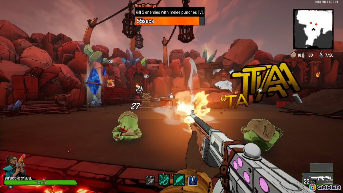 カオスな地獄で悪魔狩り！アメコミ風ハイスピードローグライトFPS「Holy Shoot」の早期アクセスが開始の画像