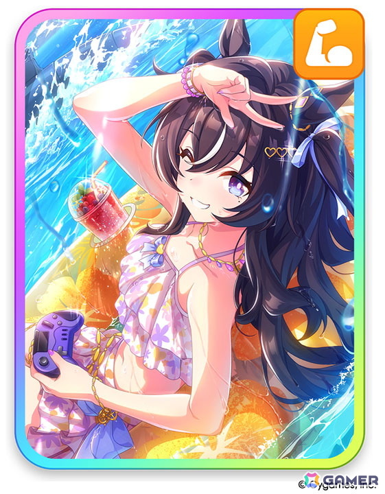 ウマ娘」水着衣装のサトノクラウン、シュヴァルグランが登場！高野