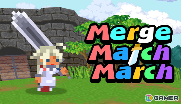 マージパズルRPG「Merge Match March」Steam版が10月23日にリリース！盤面のマス数拡大、兵士の合成条件緩和などより遊びやすくの画像1