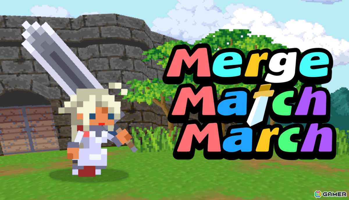 マージパズルRPG「Merge Match March」Steam版が10月23日にリリース！盤面のマス数拡大、兵士の合成条件緩和などより遊びやすくの画像