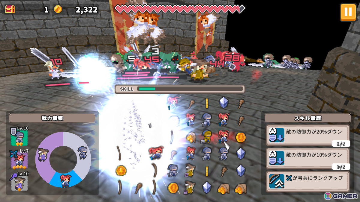 マージパズルRPG「Merge Match March」Steam版が10月23日にリリース！盤面のマス数拡大、兵士の合成条件緩和などより遊びやすくの画像5