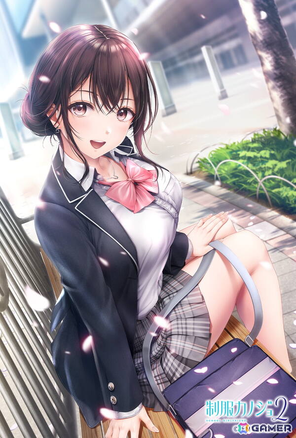 「制服カノジョ2」の無料DLC「もっといちゃらぶパック Act.1 八尋実桜」が10月30日に登場!グッズセット「みお熱愛BOX」も同時発売の画像