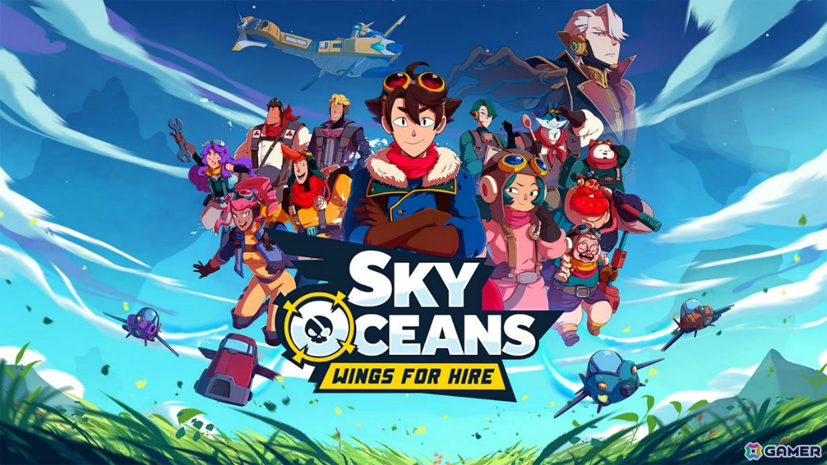 空賊団を率いて広大な空を冒険するファンタジーRPG「Sky Oceans: Wings for Hire」Switch版が配信！の画像