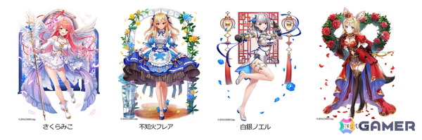 さくらみこさん、不知火フレアさん、白銀ノエルさん、尾丸ポルカさんが登場する「白猫プロジェクト」×「ホロライブ」コラボイベント第2弾がスタート！の画像16