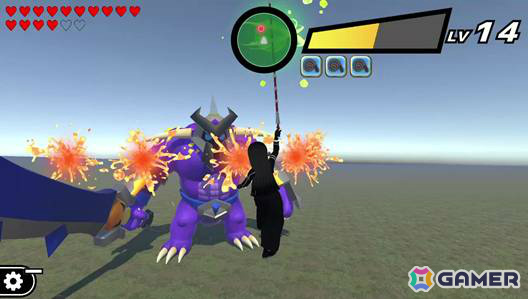 「ケープ君の脱出ゲーム」シリーズのAlignmentSharpによるアクションゲーム「鞭空翔~ムチ/ソラ/カケル~」が配信!鞭を駆使して空を翔け敵を倒せの画像