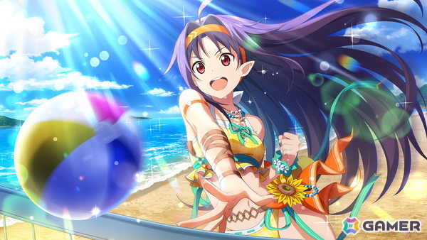 ソードアート・オンライン ヴァリアント・ショウダウン」水着姿の