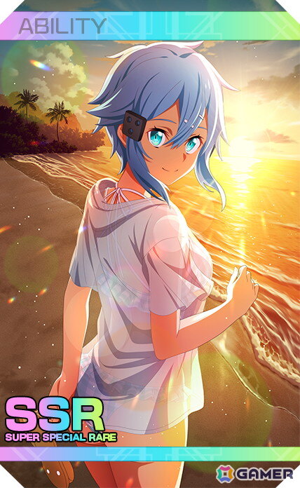 ソードアート・オンライン ヴァリアント・ショウダウン」水着姿の