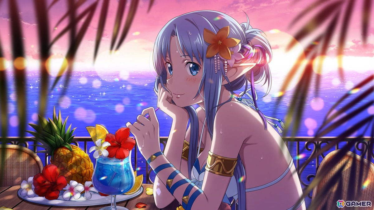 ソードアート・オンライン ヴァリアント・ショウダウン」水着姿の