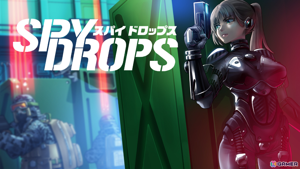 モダンレトロなローポリゴン3Dステルスアクション「スパイドロップス」が発売！2Pローカル対戦も可能の画像