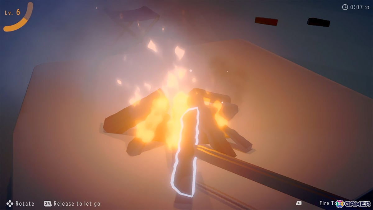 焚き火を大きくしていくチルいシミュレーションゲーム「チルっと焚き火ソン」がSwitch 2で配信開始の画像