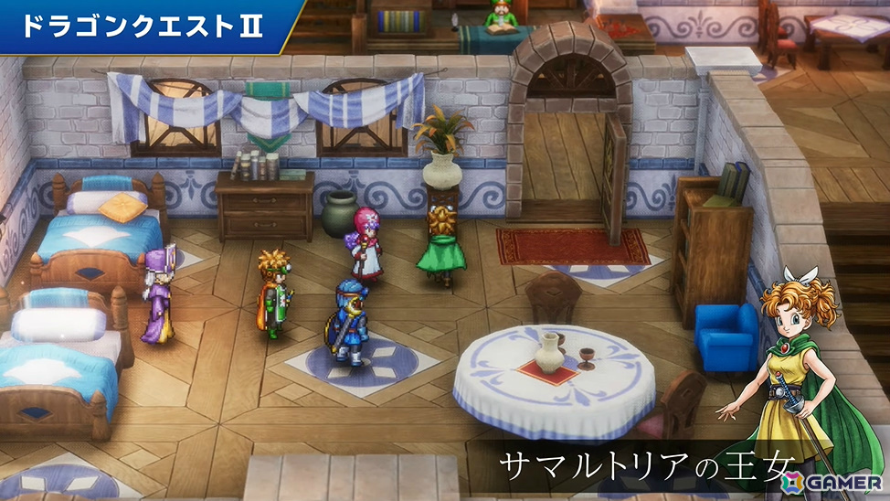 HD-2D版「ドラゴンクエストI＆II」体術＆魔法を得意とするサマルトリアの王女が仲間に！新たな映像が公開の画像3