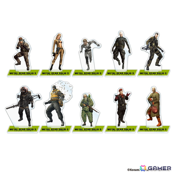 「METAL GEAR SOLID」シリーズのポップアップストアが渋谷と心斎橋のPARCOにて8月15日より順次開催！アクスタをはじめとしたオリジナルグッズが販売の画像