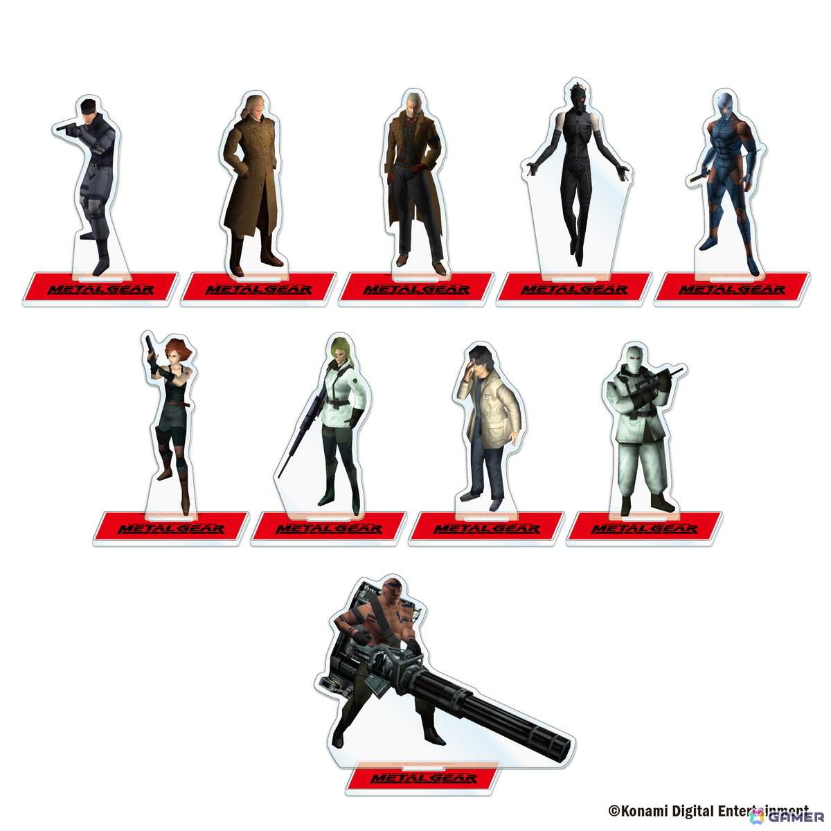 「METAL GEAR SOLID」シリーズのポップアップストアが渋谷と心斎橋のPARCOにて8月15日より順次開催！アクスタをはじめとしたオリジナルグッズが販売の画像