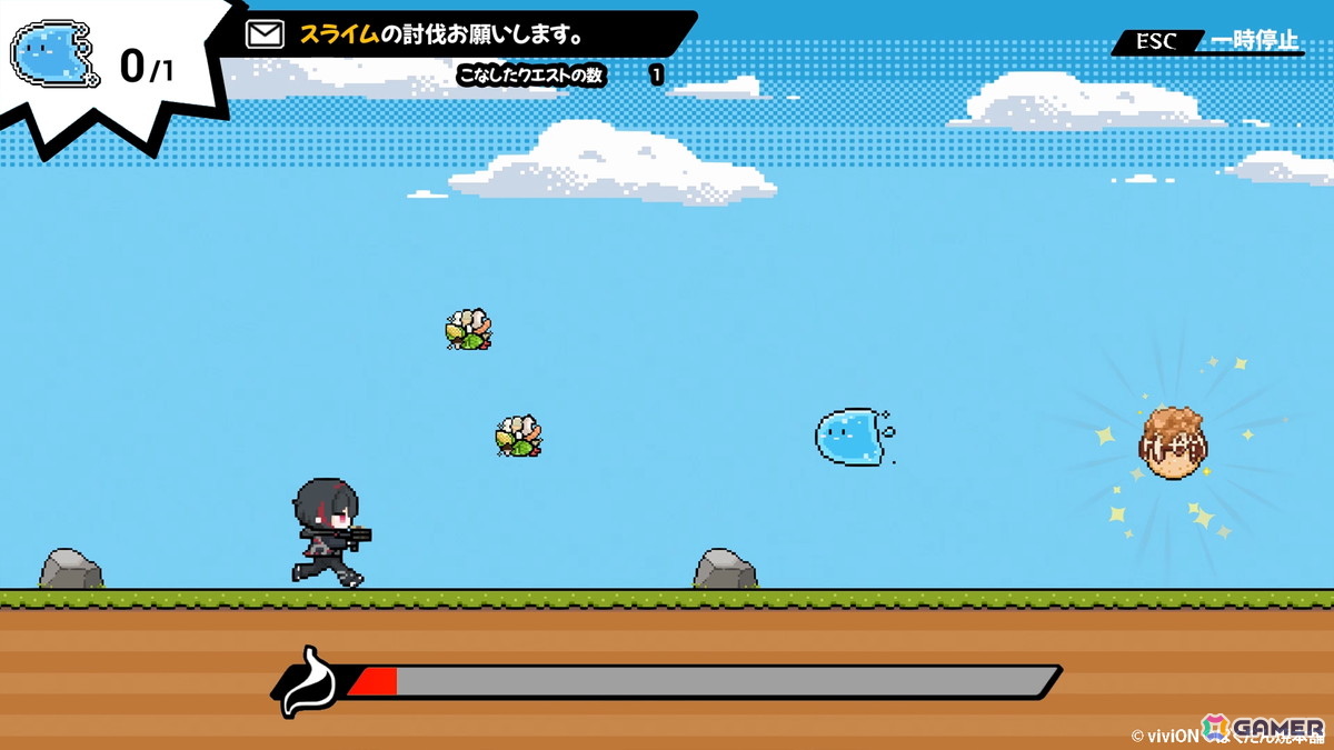 「あおぎり高校」うる虎がーるさんが個人開発した、ばくだん焼本舗コラボのアクションゲームがDLsiteで発売の画像