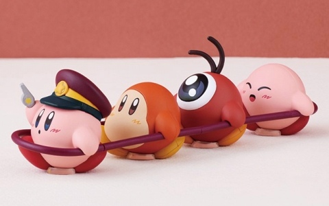 「星のカービィ」と阪急電車がコラボ！電車ごっこをするカービィたちのフィギュアが9月10日より全国のガシャポン自販機で順次発売
