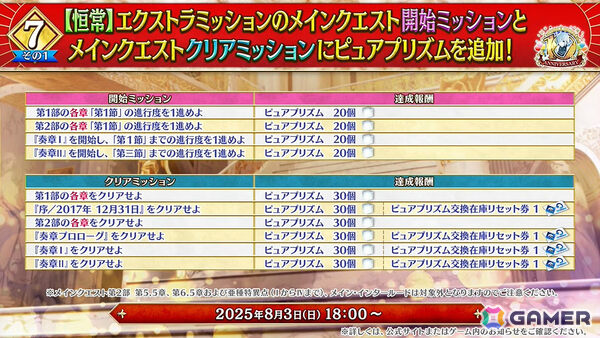 「FGO」七騎士とエクストラで1回ずつ召喚できるデスティニーオーダー召喚やバトルモーション＆法具演出リニューアルなど盛りだくさんの10大キャンペーンが開催！の画像67