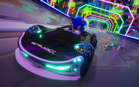 「ソニックレーシング クロスワールド」と「BEYBLADE X」のコラボが決定！マシンカスタマイズに使用できる5種類のステッカーが登場