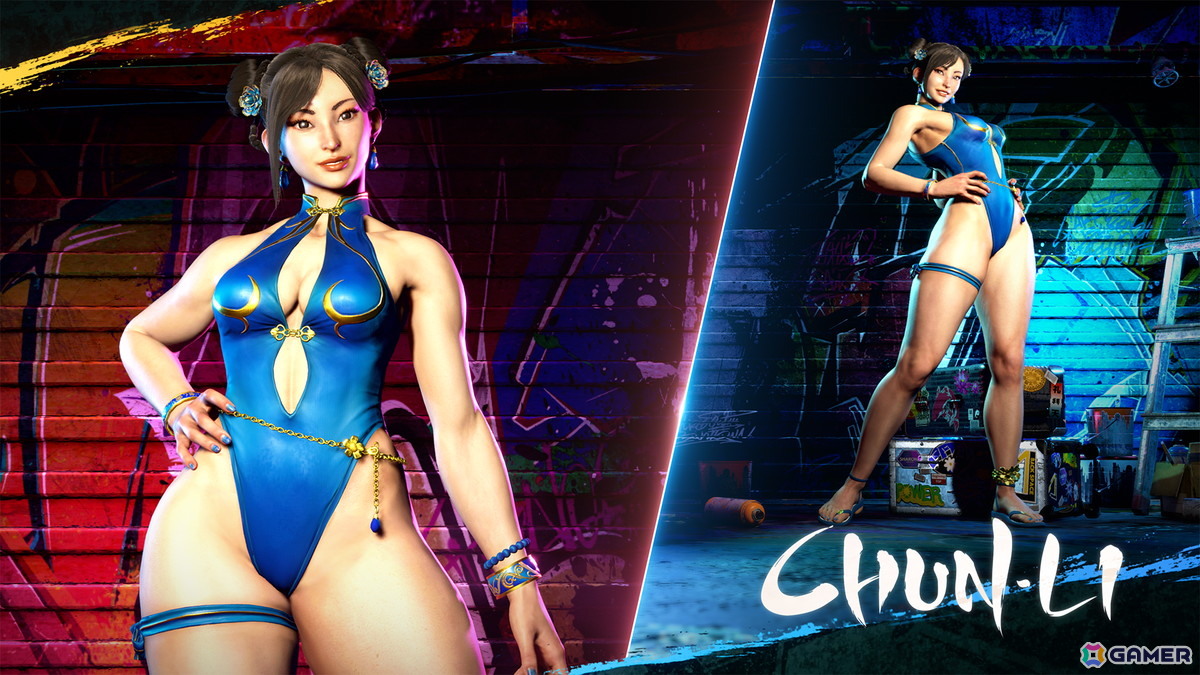 「スト6」追加キャラ「C.ヴァイパー」のティザー映像が公開！水着がテーマのOutfit 4を着用したルーク、キャミィ、春麗ら7キャラのプレイ映像もの画像18