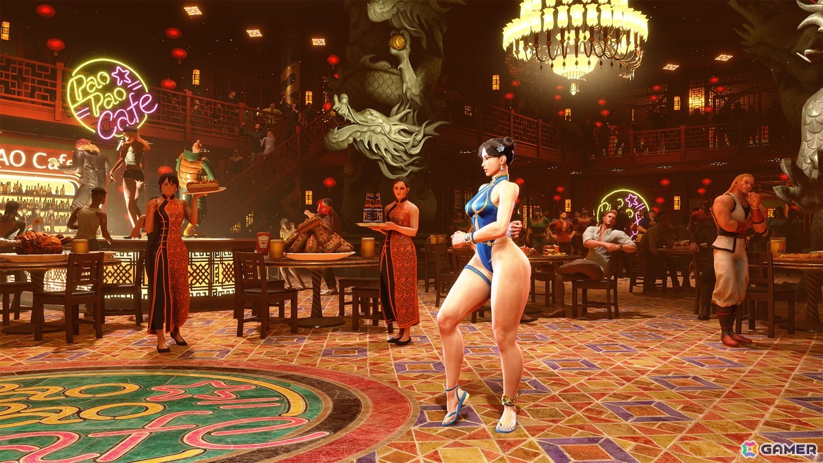 「スト6」追加キャラ「C.ヴァイパー」のティザー映像が公開！水着がテーマのOutfit 4を着用したルーク、キャミィ、春麗ら7キャラのプレイ映像もの画像19