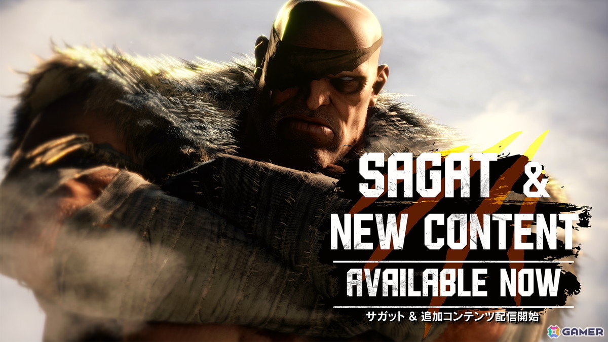 「ストリートファイター6」ムエタイの帝王「サガット」が配信開始！ワールドツアーには師匠としても登場の画像1