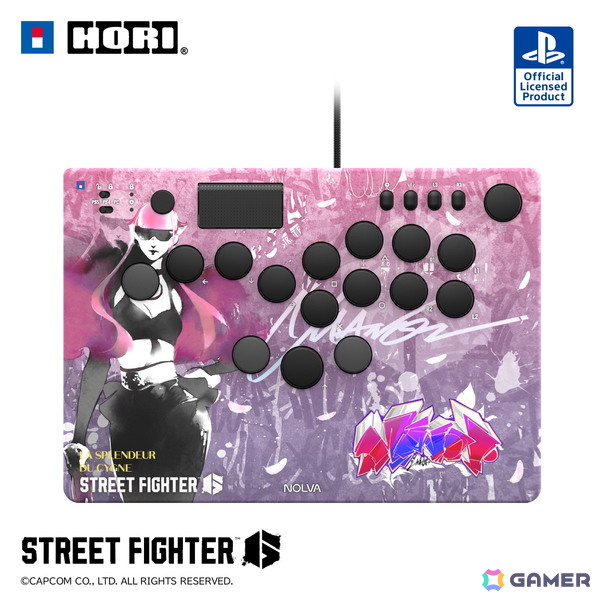 レバーレスコントローラー「ストリートファイター6 NOLVA Mechanical All-Button Arcade Controller for PlayStation5, Windows PC」が11月に発売!の画像