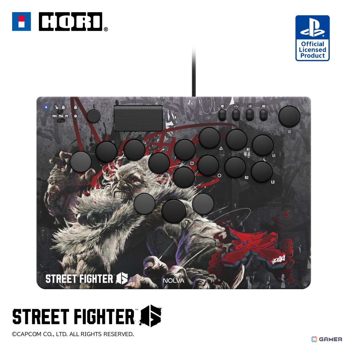 レバーレスコントローラー「ストリートファイター6 NOLVA Mechanical All-Button Arcade Controller for PlayStation5, Windows PC」が11月に発売！の画像10