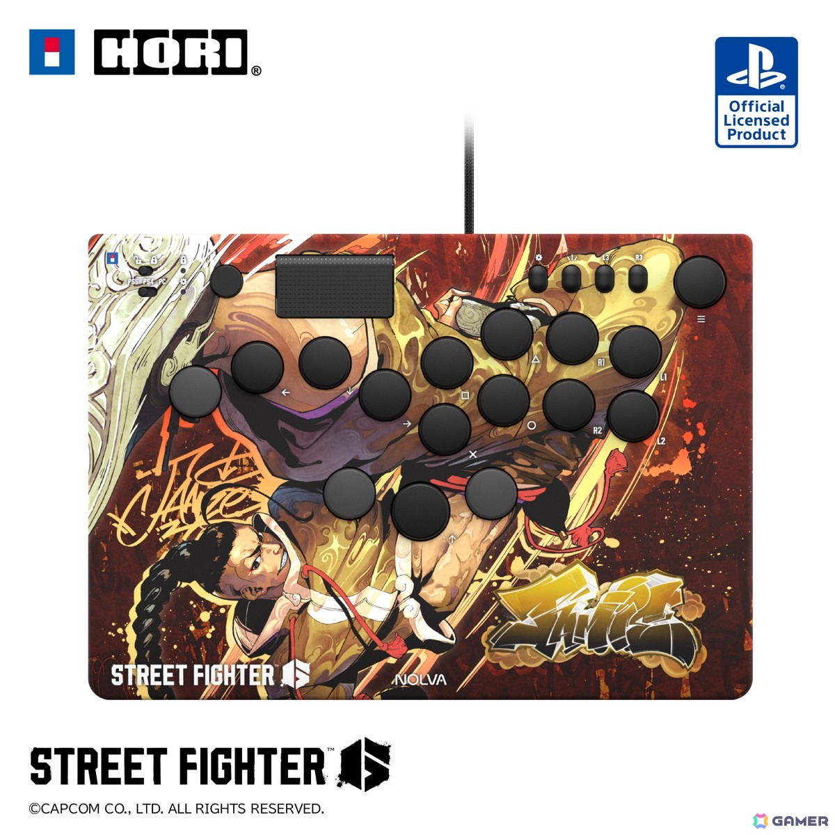 レバーレスコントローラー「ストリートファイター6 NOLVA Mechanical All-Button Arcade Controller for PlayStation5, Windows PC」が11月に発売！の画像2