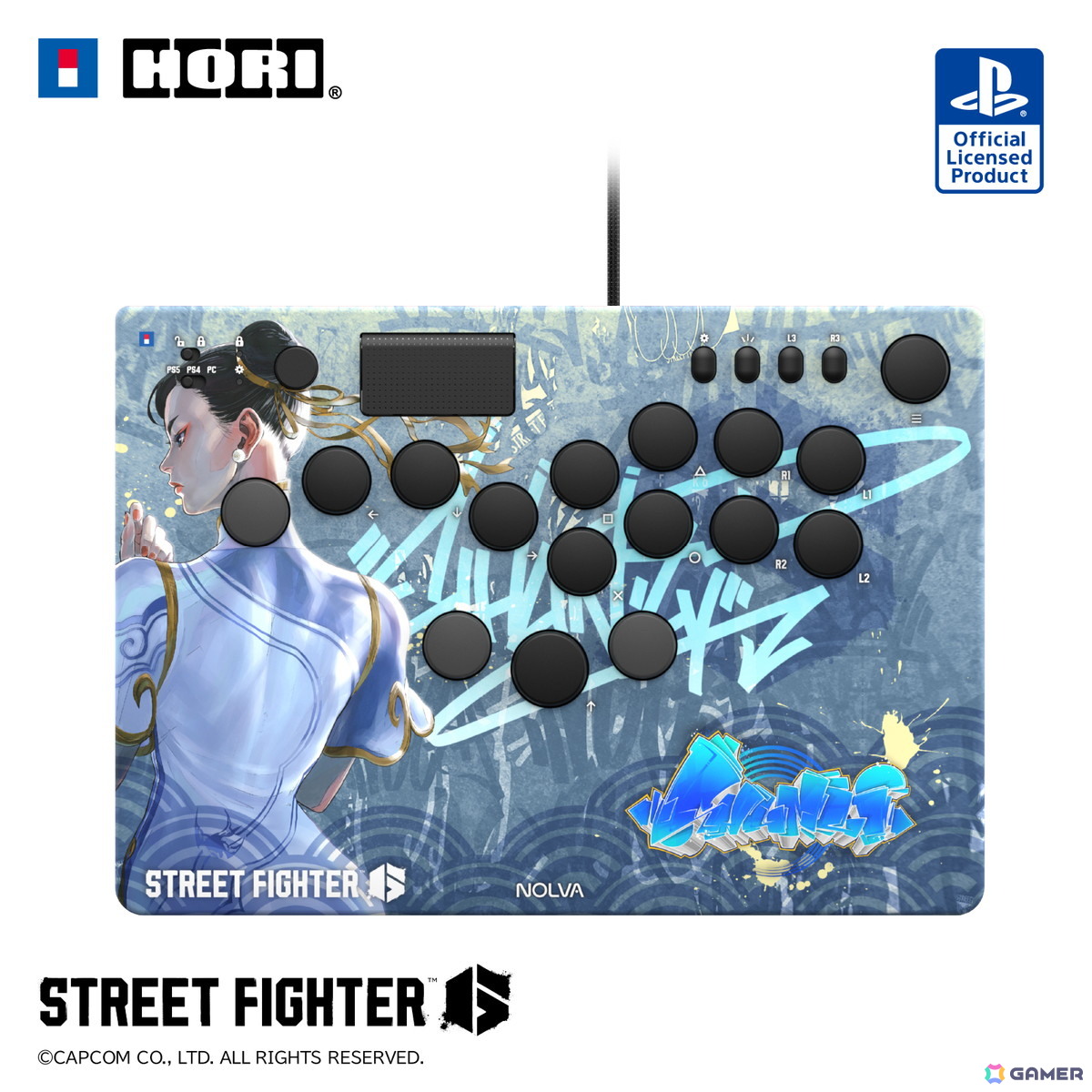 レバーレスコントローラー「ストリートファイター6 NOLVA Mechanical All-Button Arcade Controller for PlayStation5, Windows PC」が11月に発売！の画像3