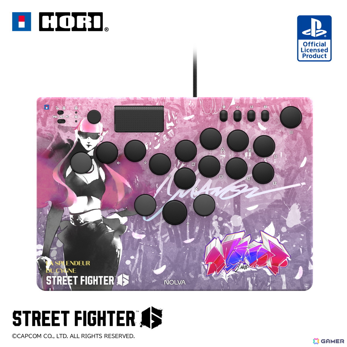 レバーレスコントローラー「ストリートファイター6 NOLVA Mechanical All-Button Arcade Controller for PlayStation5, Windows PC」が11月に発売！の画像5