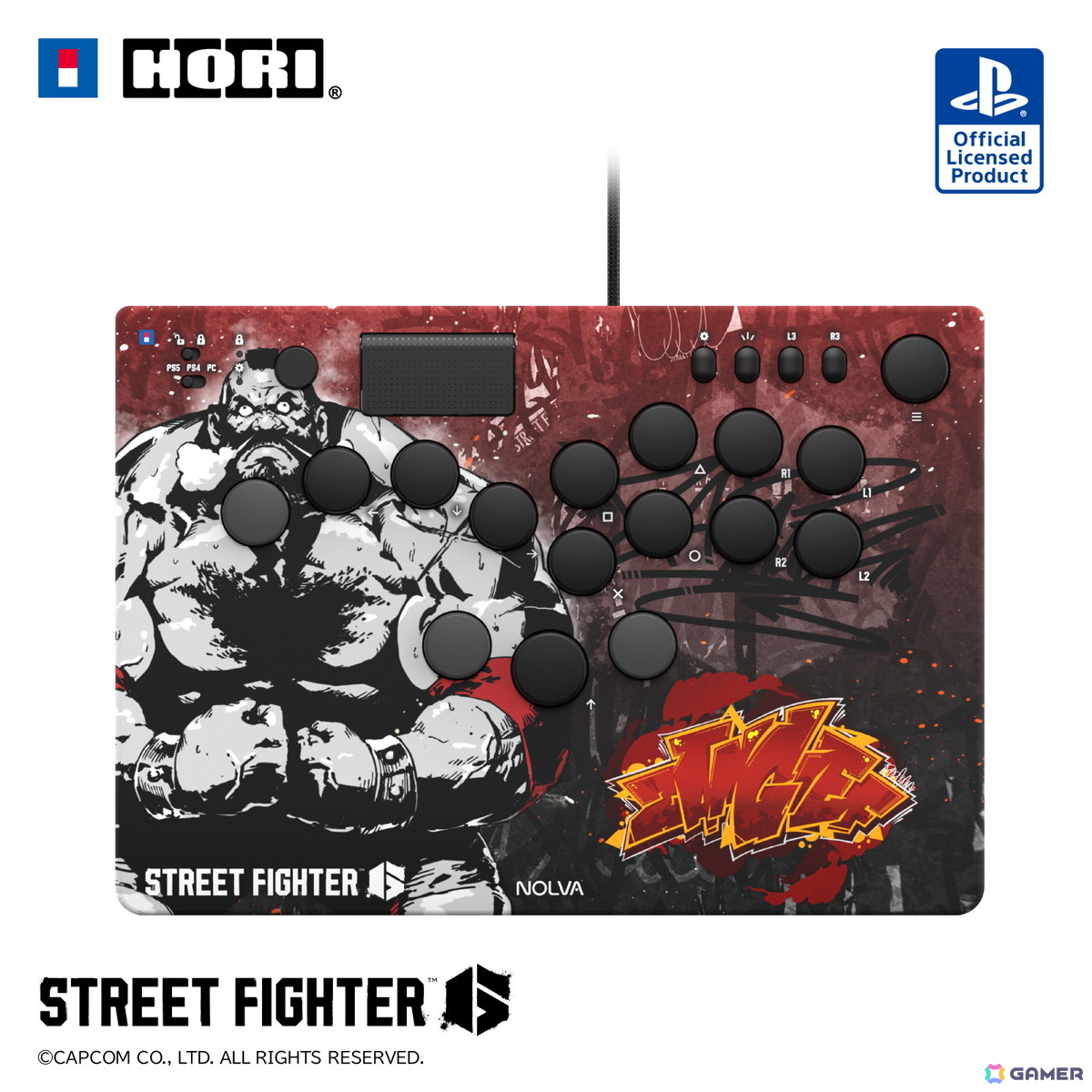 レバーレスコントローラー「ストリートファイター6 NOLVA Mechanical All-Button Arcade Controller for PlayStation5, Windows PC」が11月に発売！の画像7