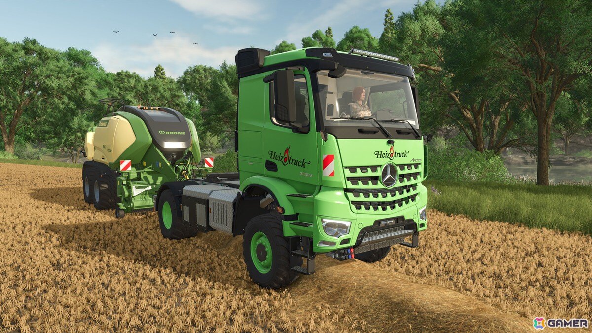 「ファーミングシミュレーター 25」のコンテンツ拡張パック「Mercedes-Benz Trucks Pack」が9月9日に配信！Mercedes-Benzを含むブランドと農機/車両が登場の画像5