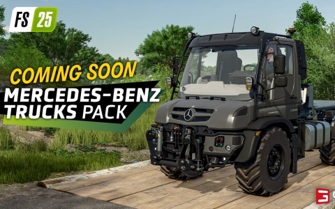 「ファーミングシミュレーター 25」のコンテンツ拡張パック「Mercedes-Benz Trucks Pack」が9月9日に配信！Mercedes-Benzを含むブランドと農機/車両が登場