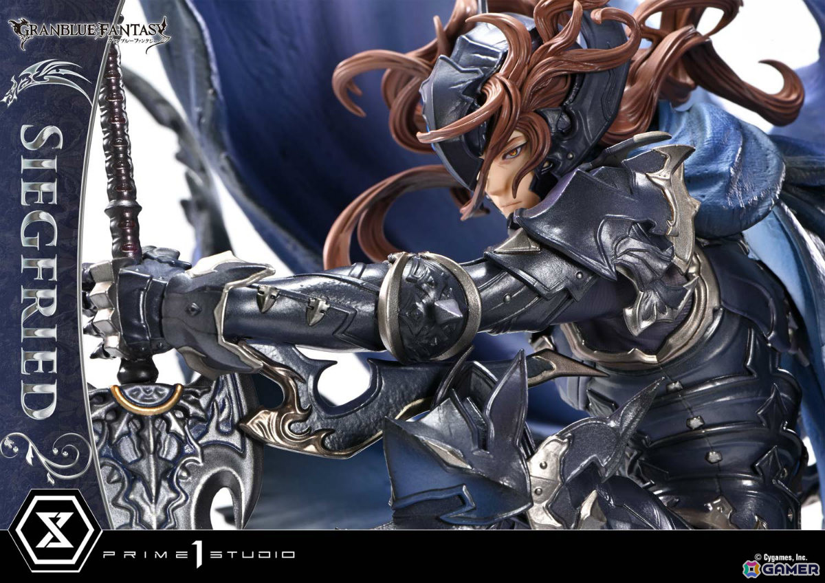 「グラブル」ジークフリートのポリストーン製スタチューが登場!“退魔の黒き竜”の力と覚悟を1/6スケールで表現の画像