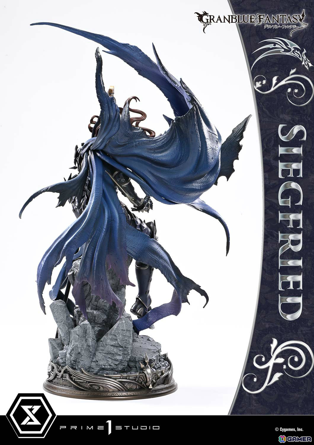 「グラブル」ジークフリートのポリストーン製スタチューが登場!“退魔の黒き竜”の力と覚悟を1/6スケールで表現の画像