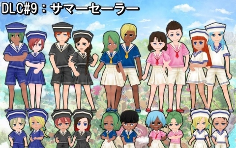 Steam版「ワールドネバーランド エルネア王国の日々」のDLC第9弾「サマーセーラー」が配信！夏らしいセーラーカラーの衣装などを収録