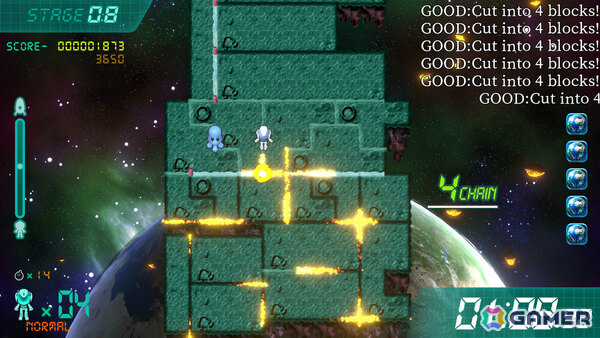 地球に迫る巨大隕石を爆破・解体する爽快アクション「アースセイバー」Steam版が配信！30％オフのローンチセールもの画像2